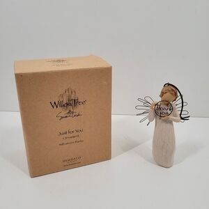 Willow Tree Just for You Demdaco Thank You Susan Lordi Angel Fig. Ornament NOB